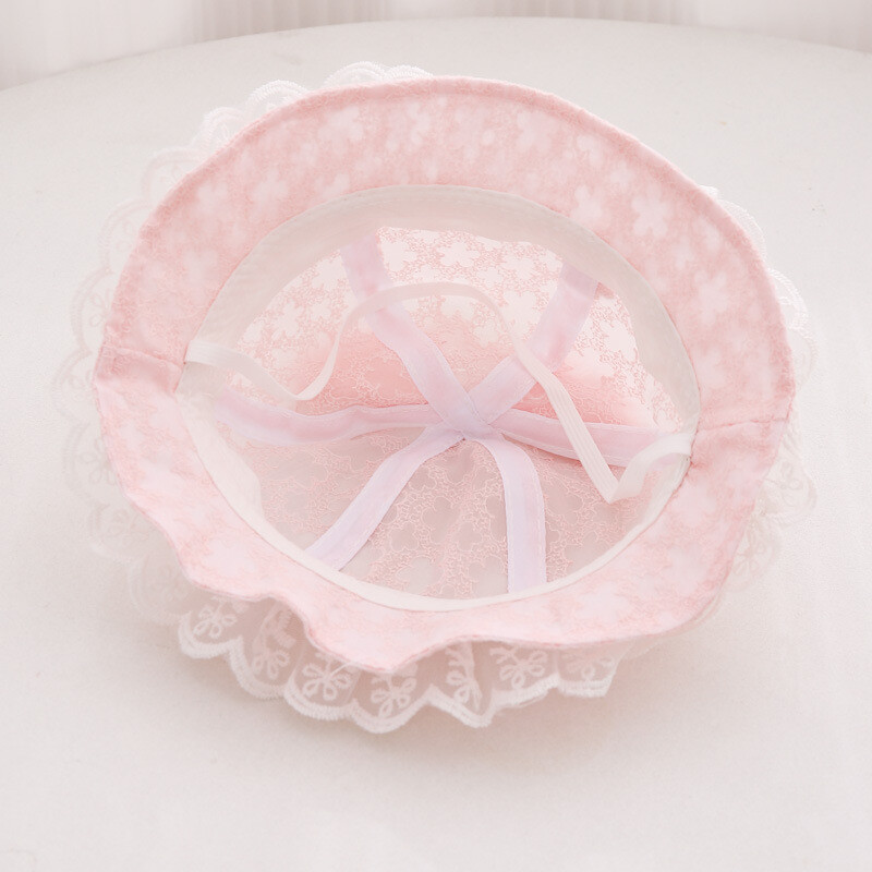 Бебешка шапка лятна бебешка рибарска шапка малка месечна шапка за слънце за момиченце шапка за слънце шапка за принцеса шапка за новородено фетална шапка