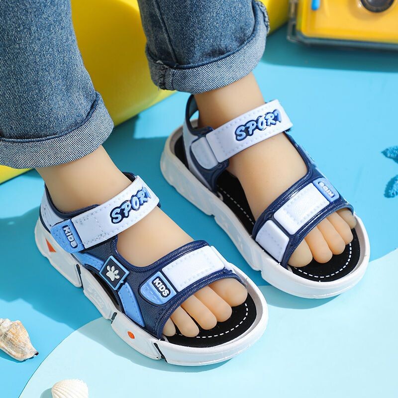 Poiste ja tüdrukute sandaalid, suvi 2023, uued pehmete taldadega beebide rannajalatsid, libisemiskindlad, spordisandaalid poistele ja tüdrukutele