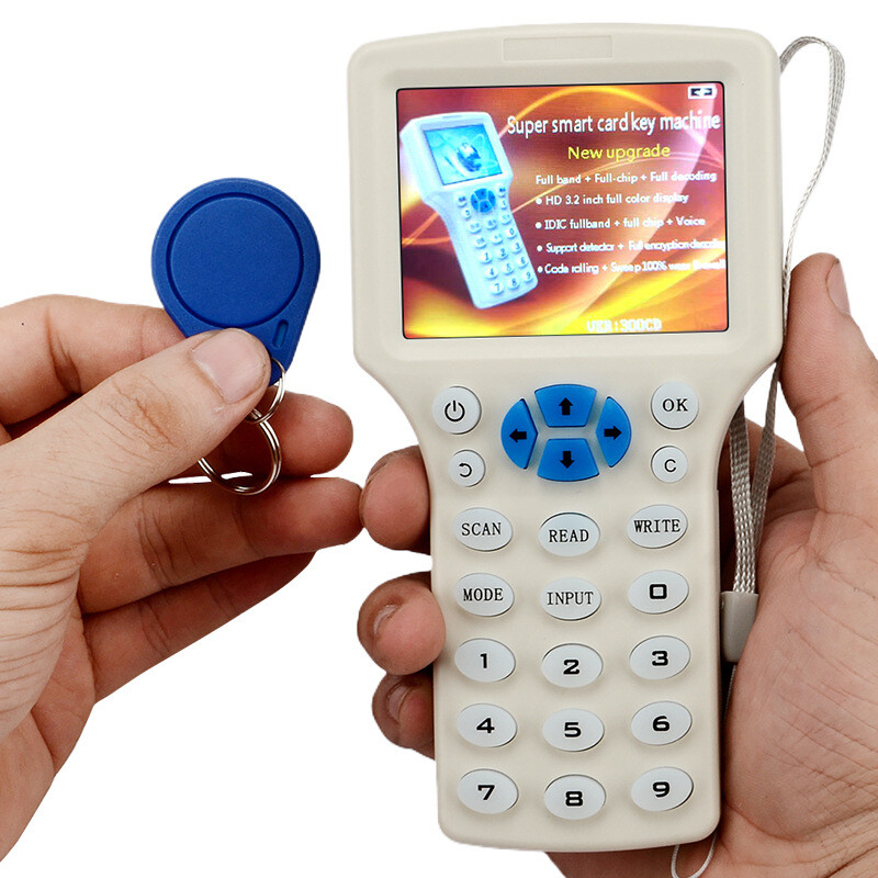 Tarpvalstybinis 300CD angliškos versijos asmens tapatybės kortelių kopijavimo aparatas, prieigos kontrolė, IC lifto kortelių šifravimas ir iššifravimas, RFI D/NFC skaitytuvas/rašytuvas