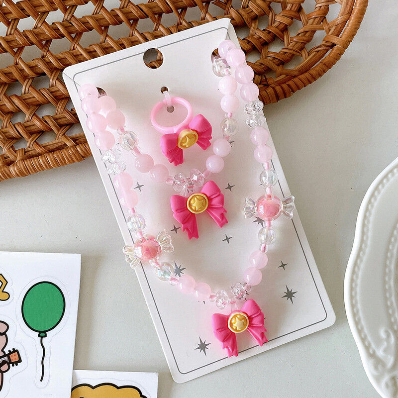 Vaikiškas rankų darbo vėrinių rinkinys mergaitėms, animacinių filmukų princesė, plaukų segtukas, maža mergaitė, temperamentas, kepurė, dovanų dėžutė, kūdikio segtukas