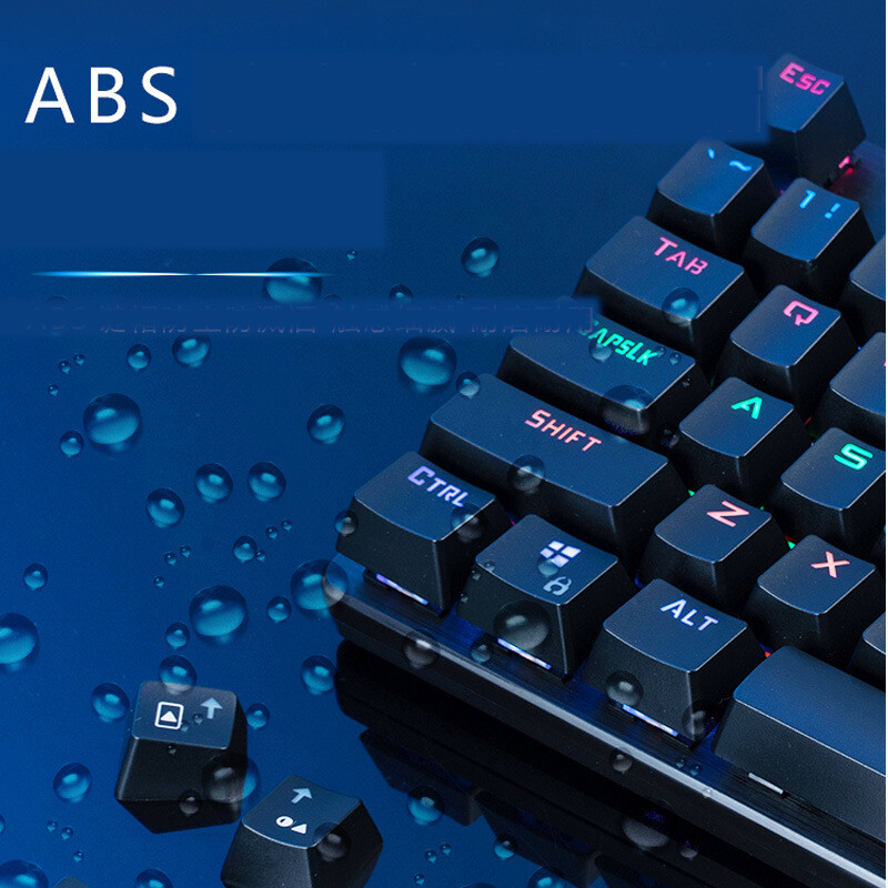 „Red Dragon K208“ mechaninė klaviatūra, skirta e. sportui, pilnai su klavišais, karštai keičiama, „Blue Axis“, laidinė klaviatūra biurui