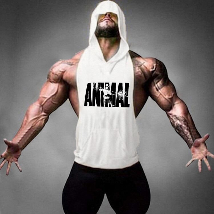 „Xiachao“ prekės ženklo vyriški fitneso drabužiai plačiais pečiais, sportinė palaidinė be rankovių, treniruotėms su gobtuvu, raumeninga, laisva liemenė, be rankovių marškinėliai