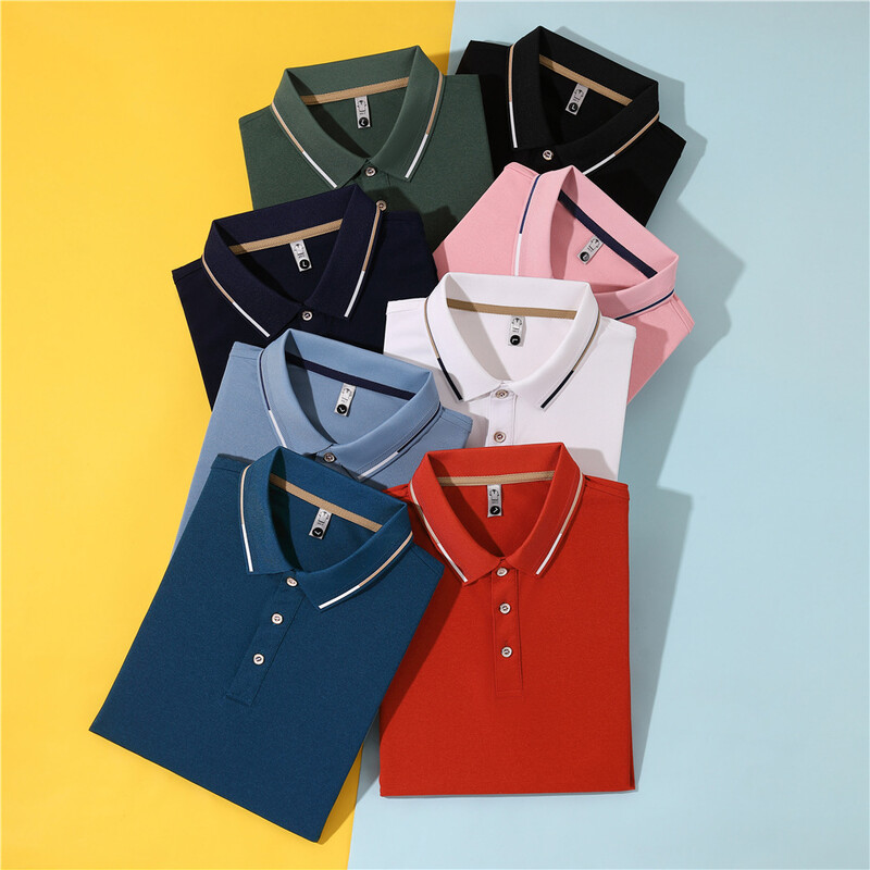 Šilkiniai marškinėliai su lediniu atlapu, trumpomis rankovėmis polo marškinėliai su reklaminiu logotipu, korporaciniai marškinėliai komandos formavimo užsiėmimams, kultūriniai marškinėliai