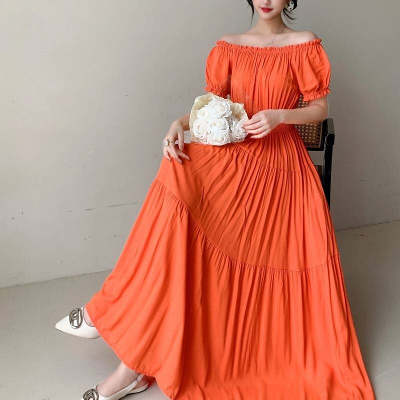 Дамска рокля с висока талия и щампована памучна коприна, голяма, лятна, нова, дълга пола с изкуствен памук, бохемска флорална пола