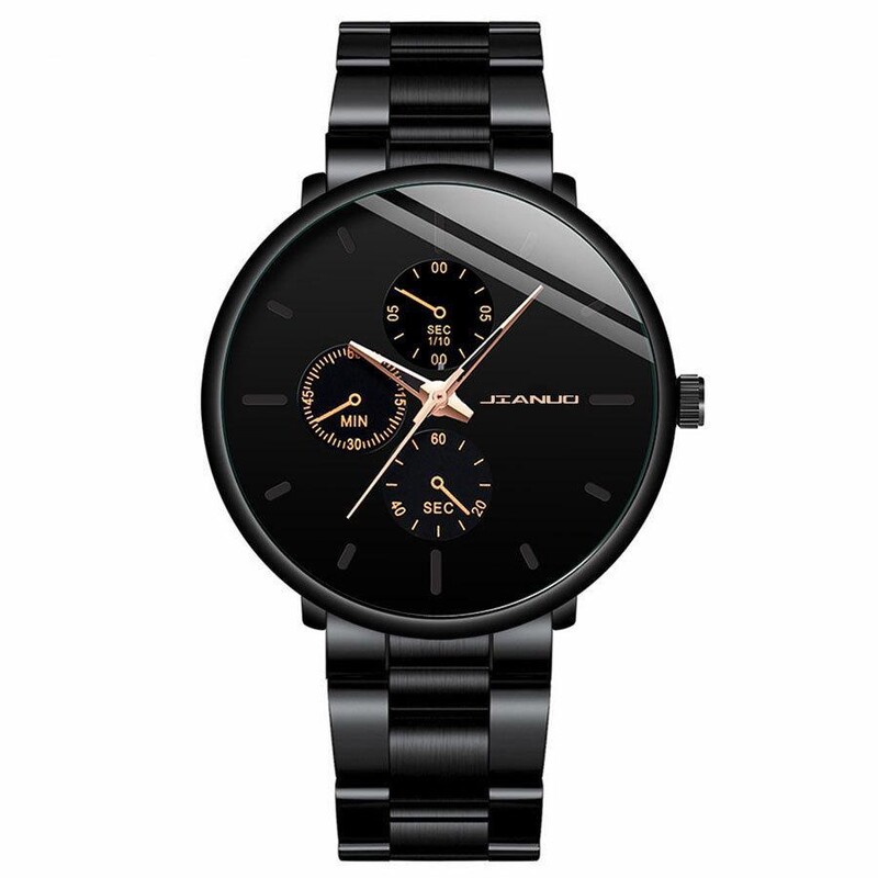 2025. gada jaunā vēlme, karstā pārdošana, modes tendence, personība, atpūtas sports, bizness, trīspunktu sešu kontaktu kvarca vīriešu pulkstenis, vairumtirdzniecība