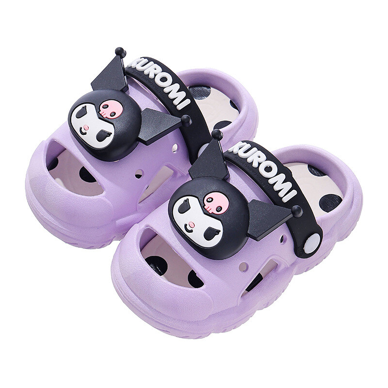 Vasaras bērnu čības Sanrio Melody ar neslīdošu mīkstu apakšu, elpojošas, maza izmēra bērnu pludmales apavi ar caurumu