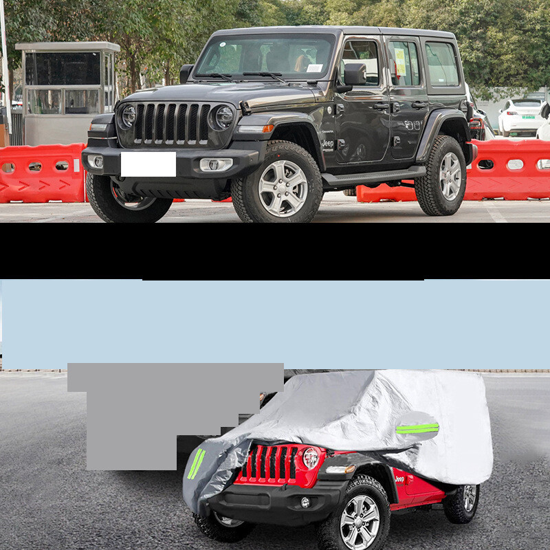 Wrangler automašīnas pārsegs, Wrangler divdurvju automašīnas pārsegs, 2/4 durvju, ūdensnecaurlaidīgs saules aizsargs aizsardzībai ārpus telpām
