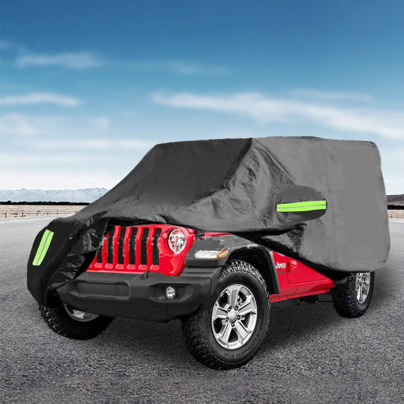 Wrangler automašīnas pārsegs, Wrangler divdurvju automašīnas pārsegs, 2/4 durvju, ūdensnecaurlaidīgs saules aizsargs aizsardzībai ārpus telpām