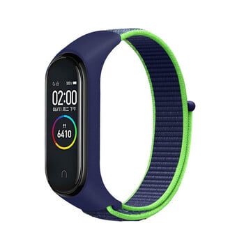 Κατάλληλο για βραχιόλι Xiaomi Mi Band 8/7/6 3/4/5 με νάιλον velcro και έκδοση NFC.