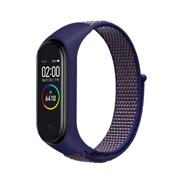 Κατάλληλο για βραχιόλι Xiaomi Mi Band 8/7/6 3/4/5 με νάιλον velcro και έκδοση NFC.