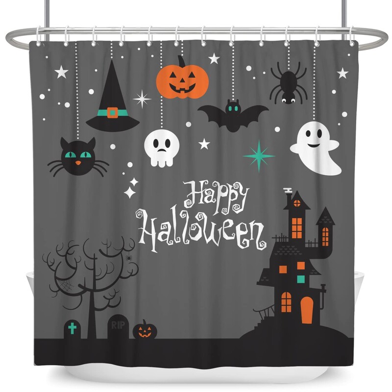 Dušo užuolaida Paryžiaus Eifelio bokštui Romantiška vonios užuolaida su Europos miesto vaizdu, vandeniui atsparus poliesterio audinys su kabliu