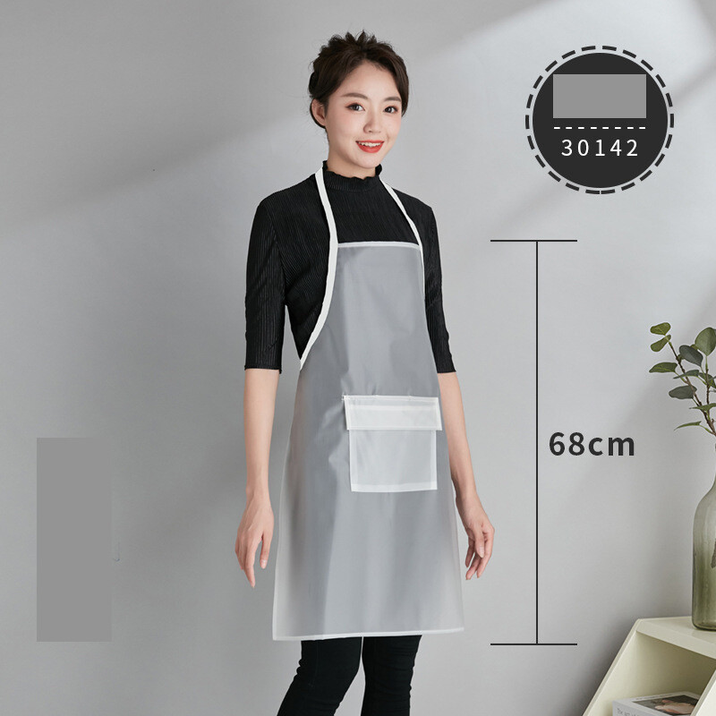 Vandeniui ir aliejui atspari prijuostė virtuvei, valgomajam, restoranui, padavėjo prijuostė vandens produktams, permatoma ir netepianti darbo apranga