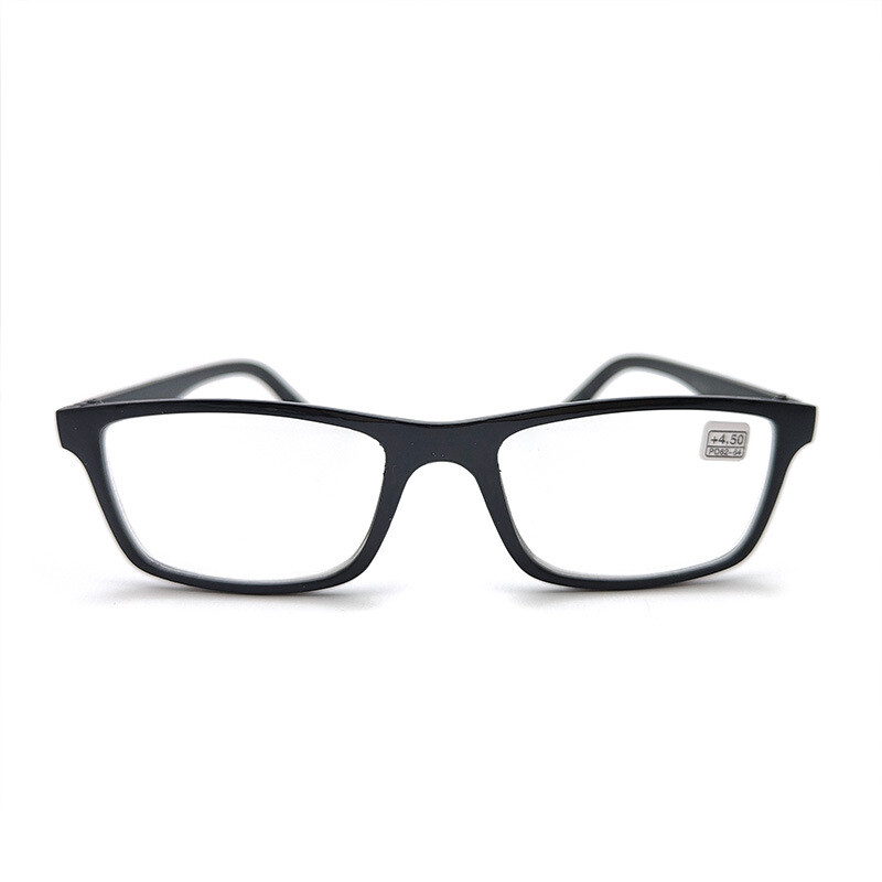 Pilno rėmelio plastikiniai skaitymo akiniai, kurių aukštis 450, 500, 550, 600, 750, 800 laipsnių, dervos gabalas, didmeninė prekyba Paojianghu