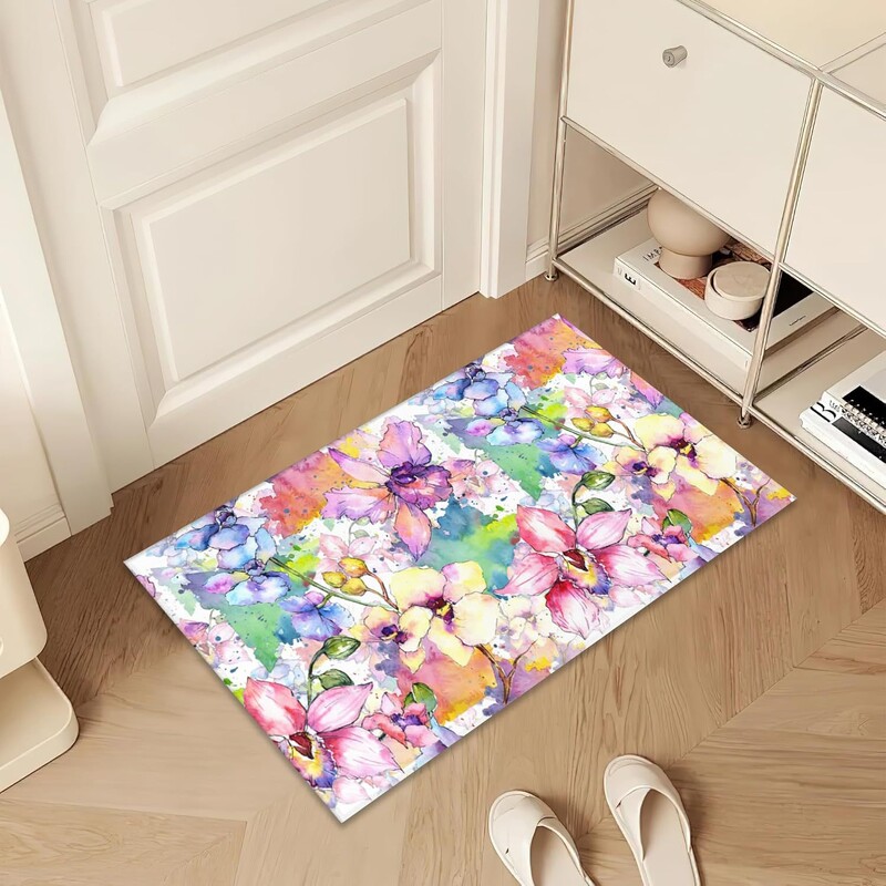 Krištolinio aksomo kilimėliai iš tarpsienių, virtuvės kilimėliai, atsparūs purvui, greitai džiūstantys neslystantys vonios kambario kilimėliai, pristatymas vietoje