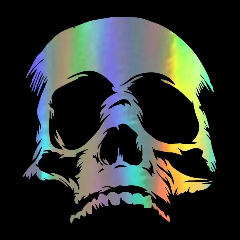 Kaukolės automobilio lipdukas, automobilio lipdukas, motociklo, sunkvežimio, lango, buferio, vandeniui atsparių automobilių dalių lipdukas