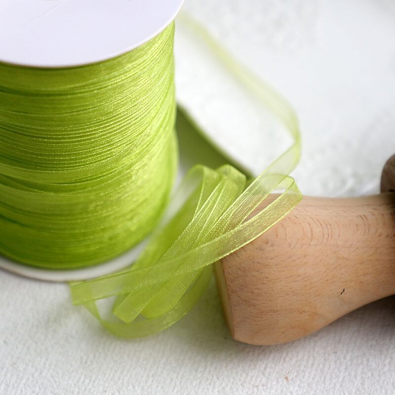Vienas juanis, 5 metrai, šifono siūlų juostelė, rankų darbo medžiagos, skrybėlių medžiagos, plaukų juosta, „pasidaryk pats“ drabužiai, drabužių aksesuarai