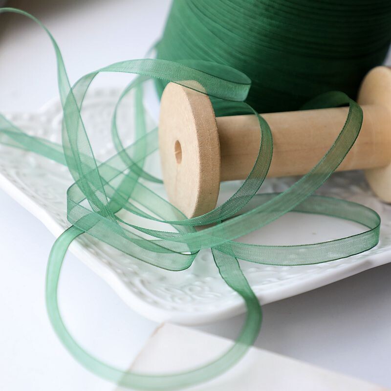 Vienas juanis, 5 metrai, šifono siūlų juostelė, rankų darbo medžiagos, skrybėlių medžiagos, plaukų juosta, „pasidaryk pats“ drabužiai, drabužių aksesuarai
