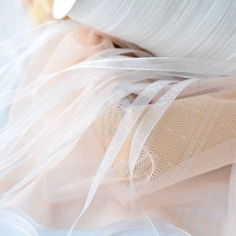 Vienas juanis, 5 metrai, šifono siūlų juostelė, rankų darbo medžiagos, skrybėlių medžiagos, plaukų juosta, „pasidaryk pats“ drabužiai, drabužių aksesuarai