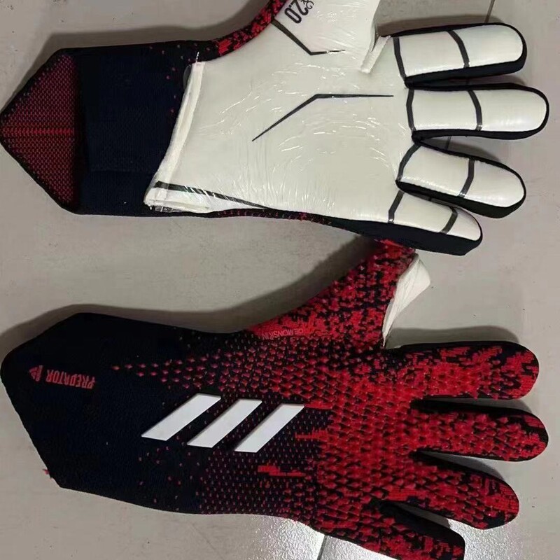 Jauni futbola vārtsarga cimdi, pretsadursmes, sporta vārtsarga cimdi, elpojoši lateksa cimdi, neslīdoši, pirkstu aizsardzība