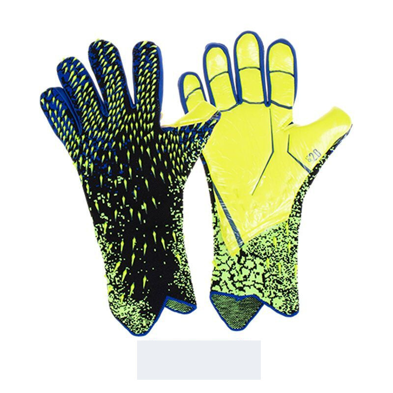 Jauni futbola vārtsarga cimdi, pretsadursmes, sporta vārtsarga cimdi, elpojoši lateksa cimdi, neslīdoši, pirkstu aizsardzība