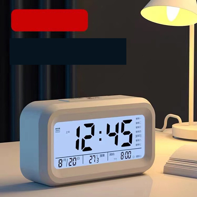 Išmanusis žadintuvas su garso įkrovimo funkcija, trys žadintuvų rinkiniai, šviečiantis žadintuvas mokiniams ir vaikams su balsu