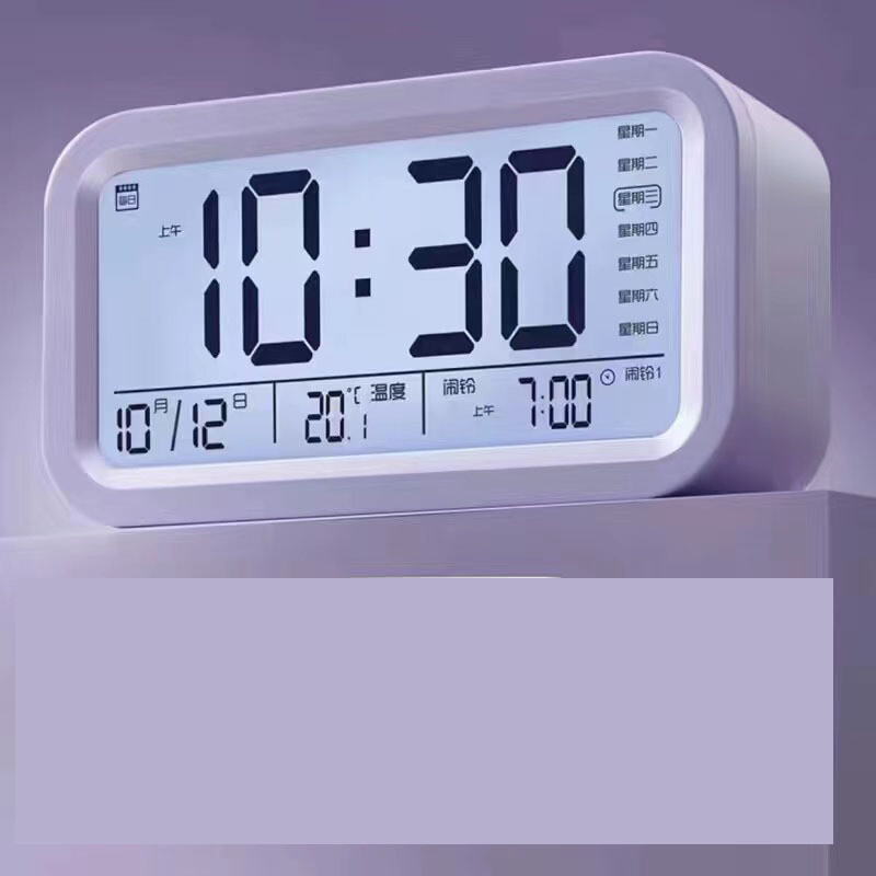 Išmanusis žadintuvas su garso įkrovimo funkcija, trys žadintuvų rinkiniai, šviečiantis žadintuvas mokiniams ir vaikams su balsu