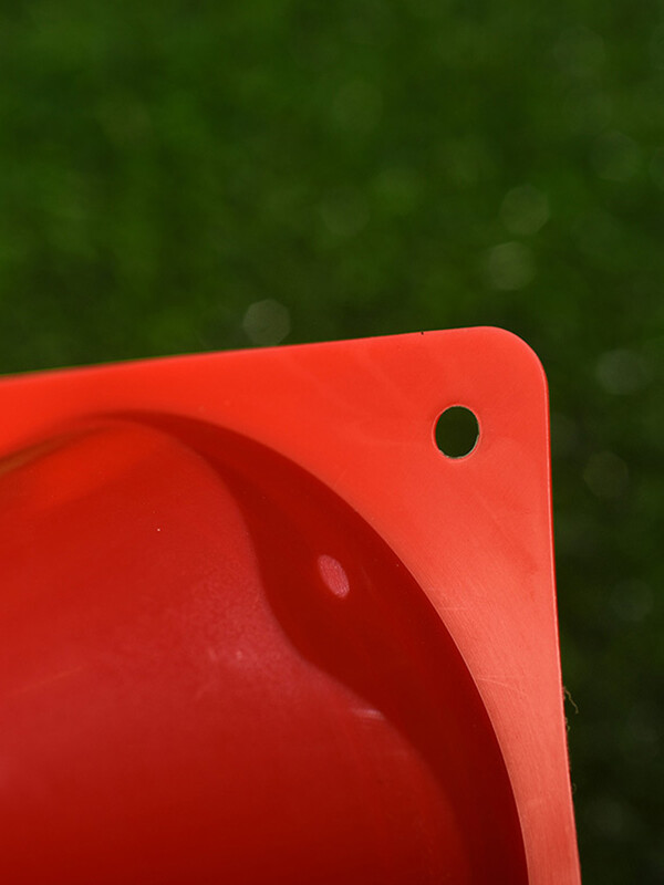 18cm 5PCS zadebljana kanta s logotipom, oprema za nogometni trening, prepona, konus za trening, plastična kanta, veleprodaja korneta za sladoled