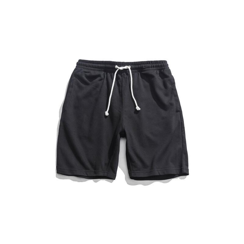 Beijie 2021 Pantaloni scurți casual pentru bărbați, culoare solidă, lejeri, drepți, slim, sport