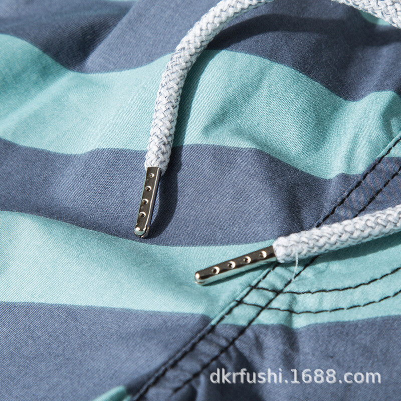 Pantaloni de plajă dintr-o singură piesă pentru bărbați, pantaloni scurți de casă din bumbac, pantaloni casual largi cu cinci puncte 