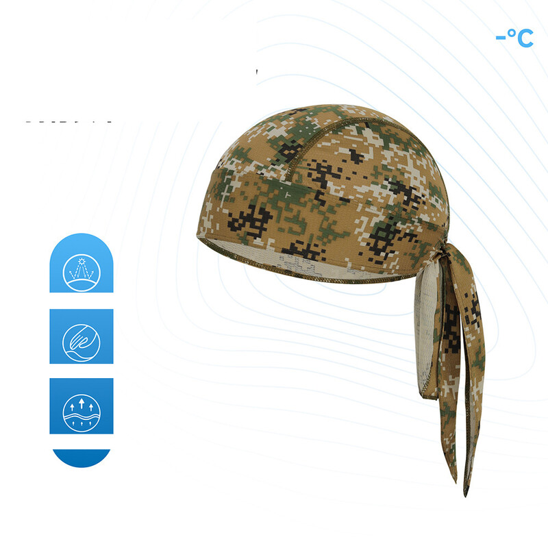 Motociklininko piratų kepurė, skirta važinėjimui lauke, sugerianti prakaitą ir drėgmę, kvėpuojanti sportinė galvos apdangalas, greitai džiūstanti kepurė su pamušalu.