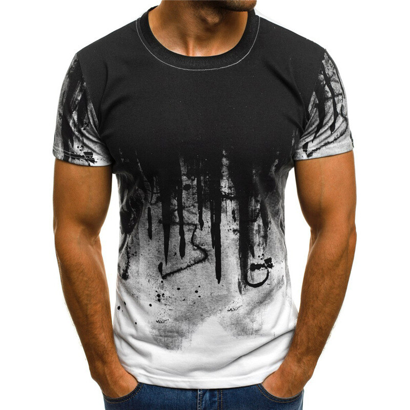 Tricou 3DT cu mânecă scurtă, imprimare digitală, pentru băieți, cu tematică de comerț exterior transfrontalier, vară fierbinte