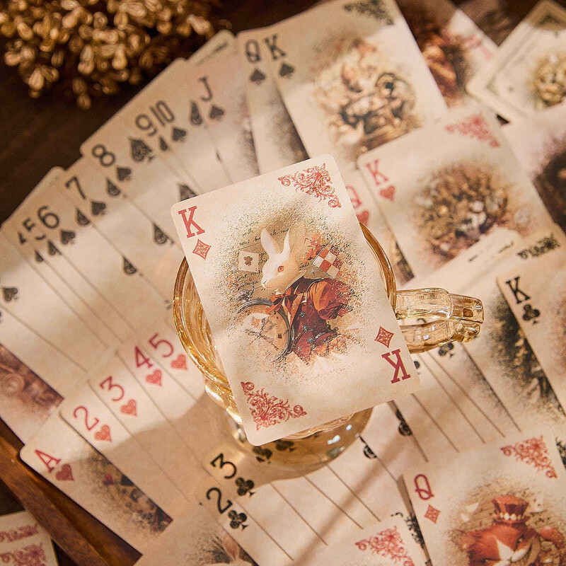 „Zao Mo Retro Poker Brilliant Style CrossBorder Hero Girl Card Paper Puzzle Entertainment Poker Cards“