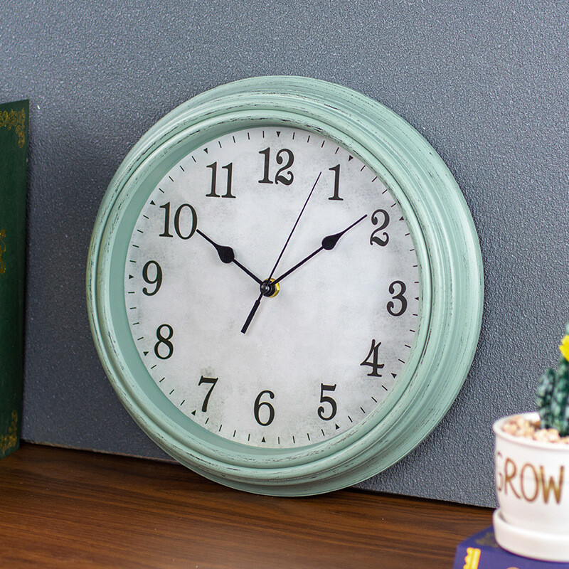 12 colių retro stiliaus sieninis laikrodis, svetainės laikrodis, namų laikrodis, sieninis laikrodis, kvarcinis laikrodis su asmenybės bruožais, tarpvalstybinis, karštas pardavimas