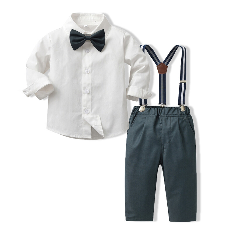 Naujienos, britiškas stilius, berniukiški pavasariniai drabužiai, vaikiški ilgarankoviai kostiumai, balti marškiniai, kombinezonas, suknelė, vaikiški drabužiai, naujas pavasarinis stilius