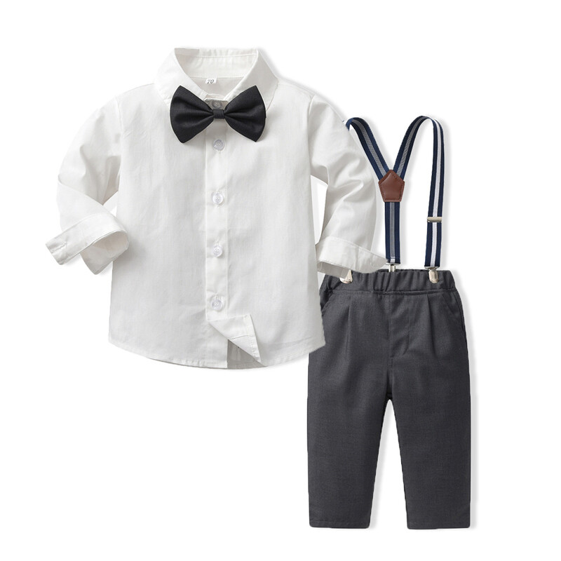 Naujienos, britiškas stilius, berniukiški pavasariniai drabužiai, vaikiški ilgarankoviai kostiumai, balti marškiniai, kombinezonas, suknelė, vaikiški drabužiai, naujas pavasarinis stilius