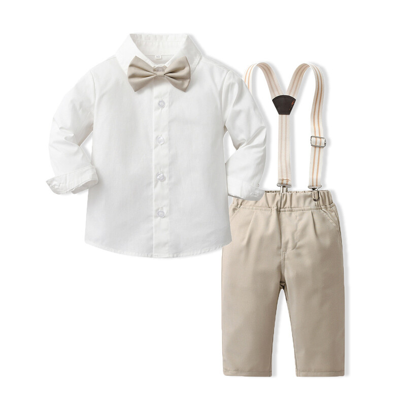 Naujienos, britiškas stilius, berniukiški pavasariniai drabužiai, vaikiški ilgarankoviai kostiumai, balti marškiniai, kombinezonas, suknelė, vaikiški drabužiai, naujas pavasarinis stilius