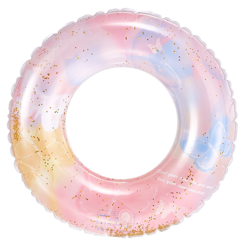  Laste Taani retro triibuline ujumisrõngas oliivroheline täispuhutav beebi kaenlaalune rõngas kirsi värvi