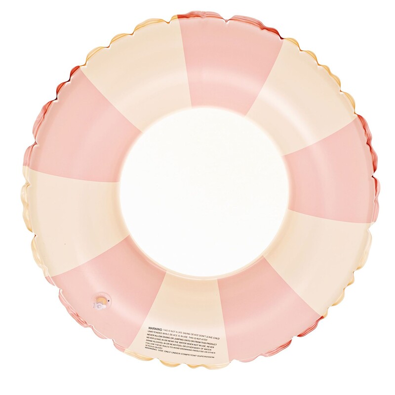  Laste Taani retro triibuline ujumisrõngas oliivroheline täispuhutav beebi kaenlaalune rõngas kirsi värvi