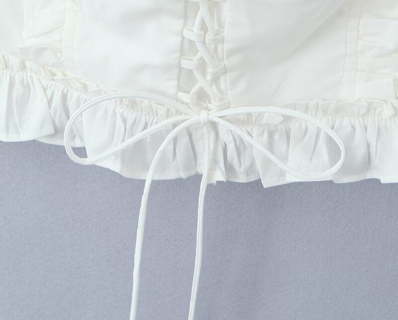 6499 - Nove ljetne ženske naramenice u europskom i američkom stilu s naušnicama i kravatama, kratke naramenice