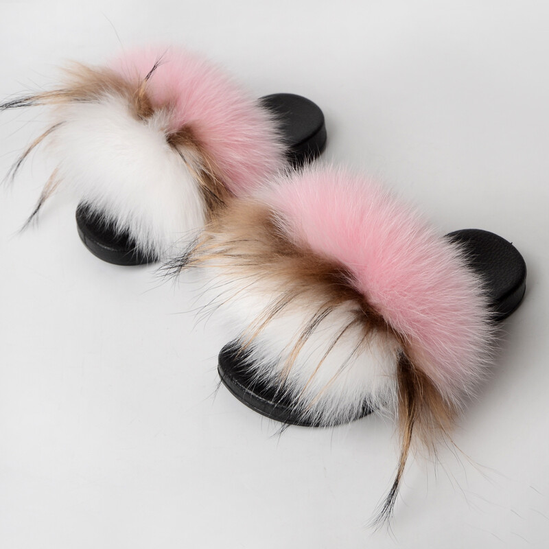 2021. gada jaunas bērnu čības, ārējās tirdzniecības pārrobežu lapsas kažokādas čības, jauki plīša vasaras mājas bērnu apavi