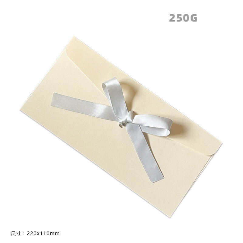 Loominguline ümbrik 10 tk õnnitluskaartide jaoks paelaga, paks ümbrik nr 5 pärlmutterpaberlindiga, sobib ürituste kutsete valmistamiseks