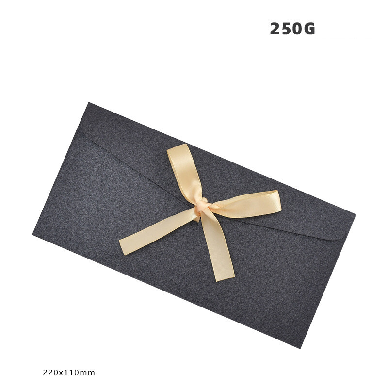 Loominguline ümbrik 10 tk õnnitluskaartide jaoks paelaga, paks ümbrik nr 5 pärlmutterpaberlindiga, sobib ürituste kutsete valmistamiseks