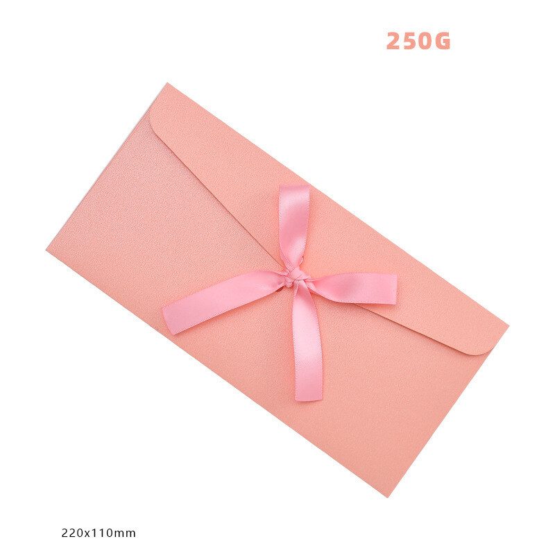 Loominguline ümbrik 10 tk õnnitluskaartide jaoks paelaga, paks ümbrik nr 5 pärlmutterpaberlindiga, sobib ürituste kutsete valmistamiseks