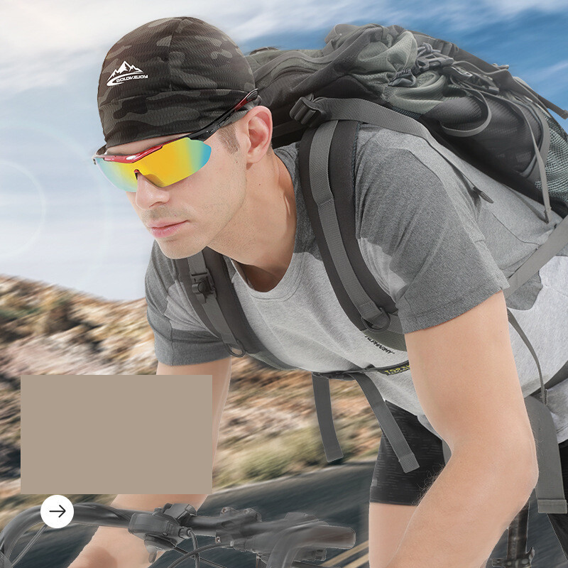 Greitai džiūstanti melioninės odos kepurė vyrams ir moterims vasarą, šilkinė dviračių kepurė su ledu, sportinė kepurė su pamušalu bėgimui XMZ187