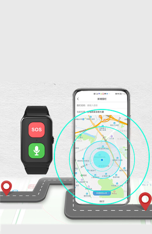 Pametna narukvica za starije osobe, 4G telefon, sat, pozicioniranje GPS-a bez gubitka, mjerenje krvnog tlaka, pulsa, detekcija tjelesne temperature
