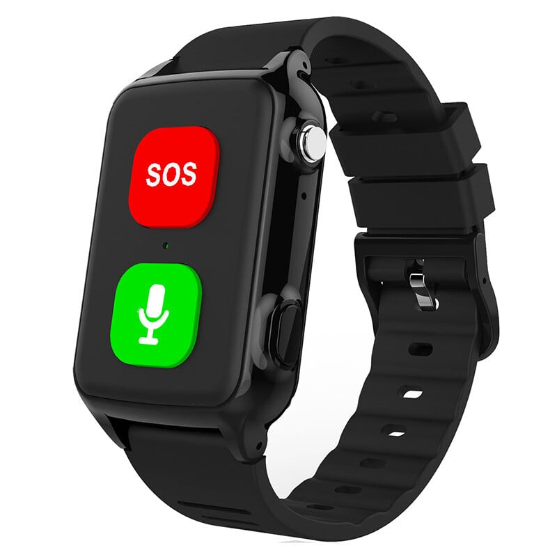 Brățară inteligentă pentru vârstnici, telefon 4G, ceas, poziționare GPS anti-pierdere, tensiune arterială transfrontalieră, puls, detectarea temperaturii corpului