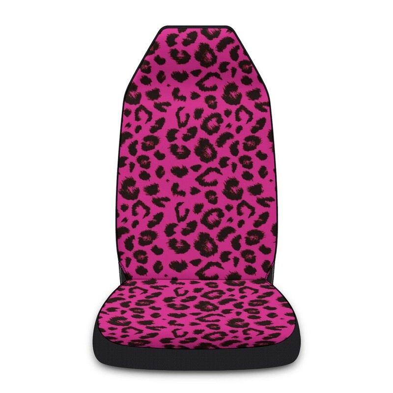 2 бр. Универсален калъф за шофьорска седалка с печат, универсален калъф за автомобилни консумативи