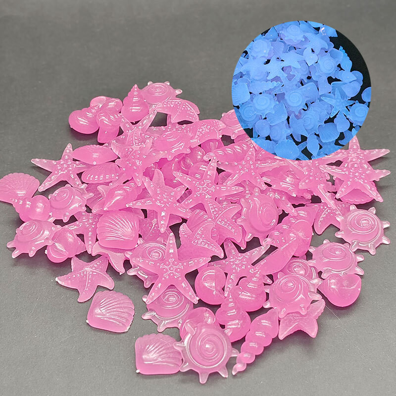 2-3 cm šviečiantis apvalkalas 100 vnt., akvariumas, kraštovaizdžio kūrimas, akmuo, fluorescencinis vandenyno akmuo, šviečiantis, šviečiantis akmuo, tarpvalstybinė gamykla