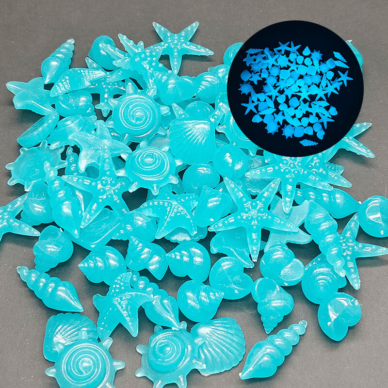 2-3 cm šviečiantis apvalkalas 100 vnt., akvariumas, kraštovaizdžio kūrimas, akmuo, fluorescencinis vandenyno akmuo, šviečiantis, šviečiantis akmuo, tarpvalstybinė gamykla