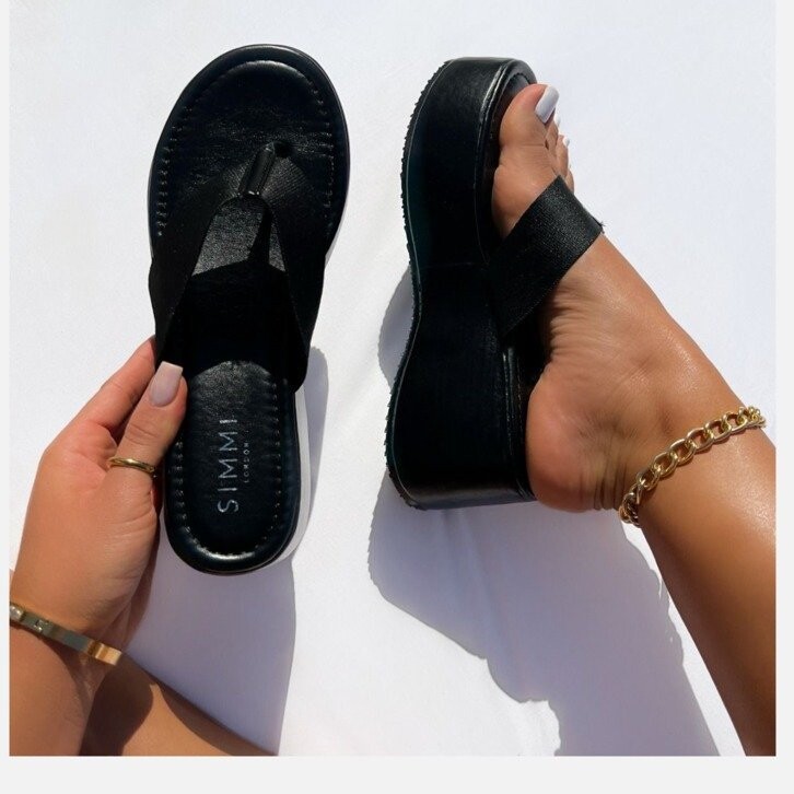 Nauji vasariniai moteriški didelių dydžių batai, užsienio prekyba, laisvalaikio, apvalia nosele, storu padu, pakeliančios šlepetės, moteriškos šlepetės